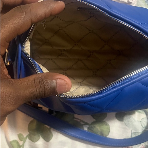 Steve Madden Blue Quilted Crossbody Bag - Picture 7 of 10
